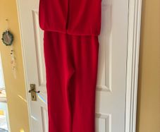 Red jumpsuit