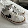 Kids Nike Runners - White Leather Image 3