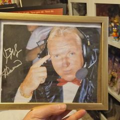 Bobby The Brain Heenan Autograph - WWE WWF