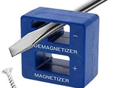 Screwdriver Magnetizer Magnetic Demagnetizer Tool Blue Screwdriver Magnetic Screwdriver Tool Screwdriver