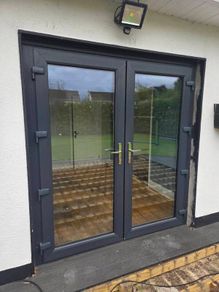 french doors upvc tripple glazed