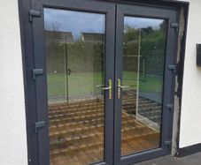 french doors upvc tripple glazed