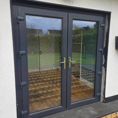 french doors upvc tripple glazed