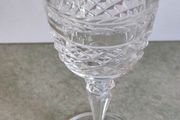 Lovely Galway Single White / Cherry Wine Glass.