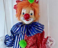 Hanging Clown Ornament