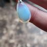 Fabulous Teardrop Sterling Silver Rainbow Moonstone Pendant Set Image 9