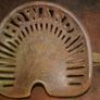 Antique HOWARD K24 Cast Iron Tractor Seat Image 4