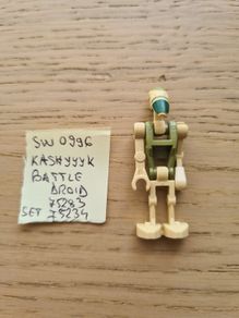 lego sw0996 kashyyyk battle droid, set star wars 75283, 75234