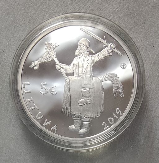 Lithuania 5 Euro Silver (.925) Proof Coin 2019 - Uzgavenes