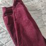 burgundy corduroy jeans Image 2