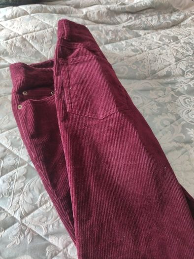 burgundy corduroy jeans