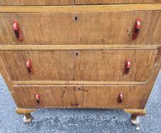 Art Deco tallboy cabinet