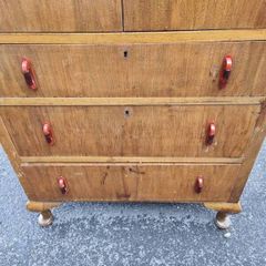 Art Deco tallboy cabinet