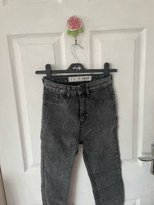 Grey womens jeans