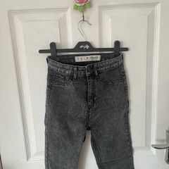 Grey womens jeans