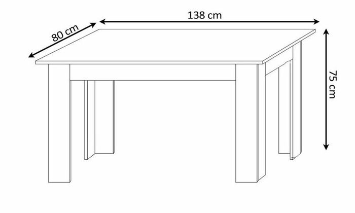 6-Seater Nordic Oak Dining Set
