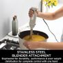 Foodi 3-in-1 Hand Blender, Hand Mixer & Chopper with Gradual Start, 2 Blending and 5 Mixing Speeds to Chop, Mix, Knead, Blend and more, Dishwasher Safe Parts, 850W, Stone Gold Image 5
