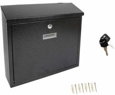 Lockable Letter Box | Post Box | Mail Box with Cover Outdoor Wall Mounted Mail Box