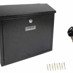 Lockable Letter Box | Post Box | Mail Box with Cover Outdoor Wall Mounted Mail Box
