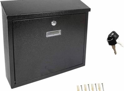 Lockable Letter Box | Post Box | Mail Box with Cover Outdoor Wall Mounted Mail Box