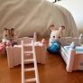 Sylvanian Families Triple Bunk Beds & 3 Nursery Baby Figures Set Image 5