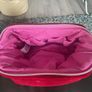 M and S Heart Velour Make Up Bag Image 2