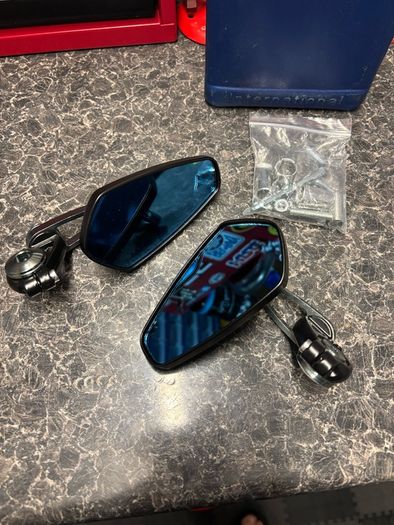 New bar end mirrors