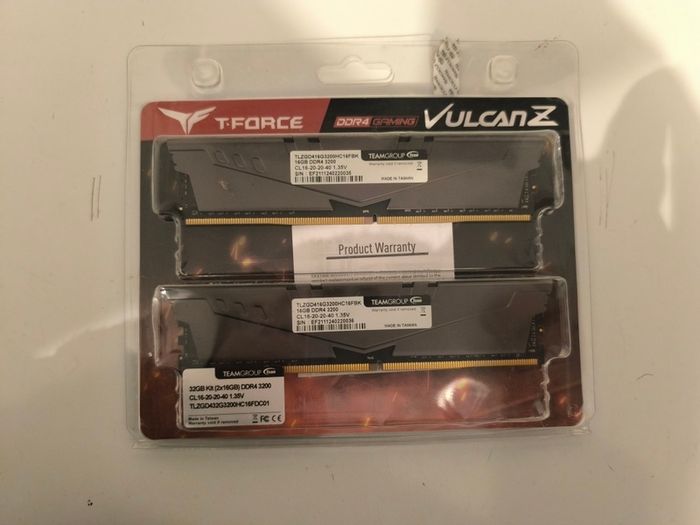 DDR 4 T-Force Vulcan Z Kit 32gb 16x2 3200