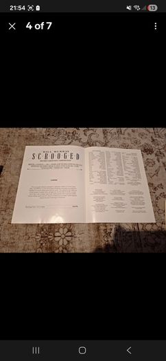 1988 Scrooged Press Kit Bill Murray