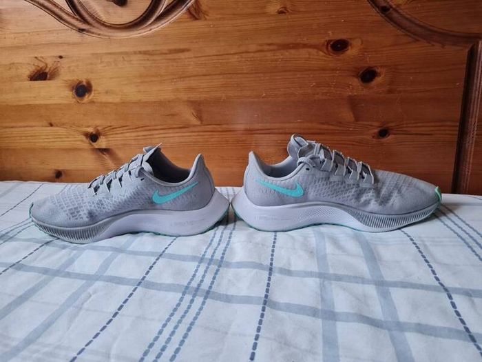 2019 nike air zoom pegasus 37 Size 4.5 eu 38 grey/blue in excellent condition