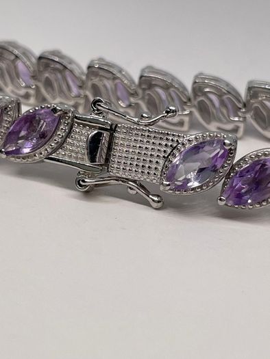 Moroccan Amethyst Cluster Bracelet