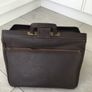 Vintage leather business/ briefcase bag. Image 7