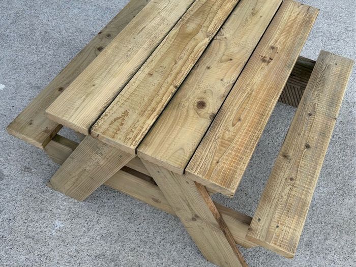 childrens picnic bench