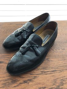 Johnson and Murphy Men's Wingtip Tassel Loafers 9.5 / 43.5