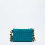 Zara Leather Shoulder Bag With Chain Image 2