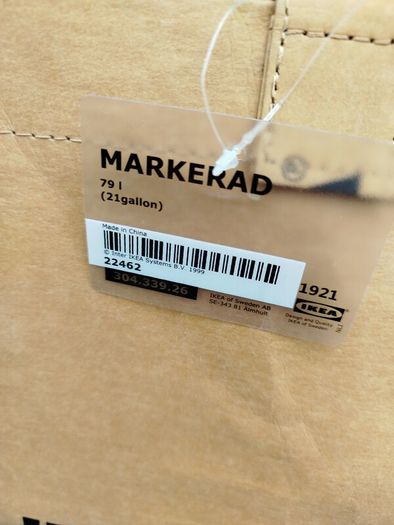 Virgil Abloh Sculpture IKEA Bag