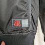 NFL Raiders Hooded Varsity Medium Jacket Black Grey Official American Football Image 5