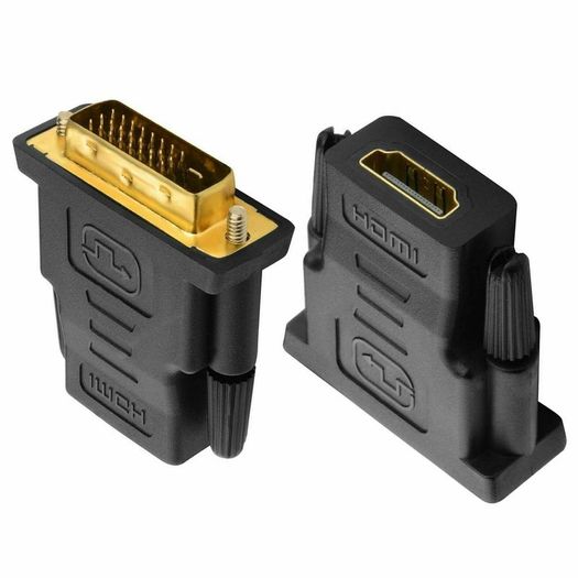 DVI-D 24+1Pin Male To HDMI Socket Female Adapter Converter Connector PC PS4 HDTV
