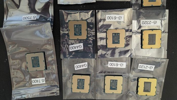 Selection of Intel Core ix/Pentium 1st to 7th generation processors