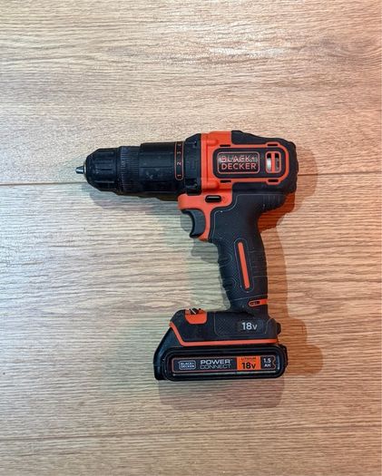 Black+Decker 18V Cordless Hammer Drill