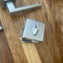 11 Pairs of Solid Brass Internal Door Handles chrome/brass Image 9