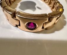 Gold 585  Rolex ring 7.9 grams, hand made .