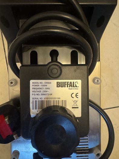 New Buffalo DM868 1500W Commercial Electric Fryer  Stainless Steel