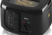 2.5 Litre Deep Fat Fryer with Viewing Window, Adjustable temperature controls, Easy Clean, 1800 W, Black