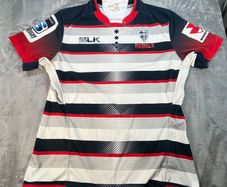 BLK Melbourne Rebels Mens Rugby Jersey Size Large