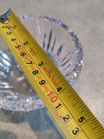 Vintage SUGAR  Crystal Bowl Cut Glass Lead Crystal .