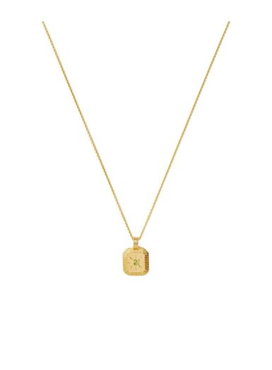 August Birthstone Necklace