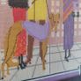 Vintage 1920s Art Deco Scene Needlepoint Image 3