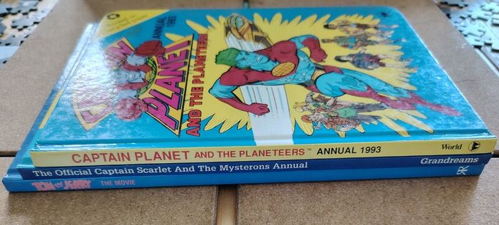 Vintage 1993 Cartoon & Movie Mega-Bundle  Tom & Jerry, Captain Planet, Captain Scarlet