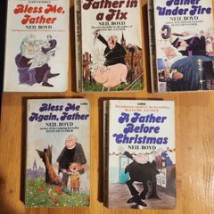 Neil Boyd Set Of 5 Bless Me Father Books. Vintage  Corgie Paperback In Good Condition. See Photos For Same.